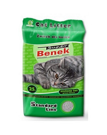 BENEK Super Standard Bentonitové stelivo 20l zelený les