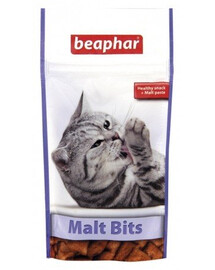 BEAPHAR Malt Bits 35g Maškrty proti tvorbe chumáčov srsti