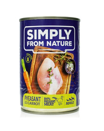 SIMPLY FROM NATURE Bažant s mrkvou 400 g