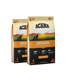 ACANA Puppy Granule pre psov - veľké plemeno 22,8 kg (2 x 11,4 kg)
