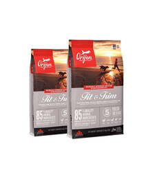 ORIJEN Fit & Trim Dog 22,8 kg (2 x 11,4 kg)