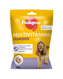 PEDIGREE Multivitamins Trawienie Kurczak 180 g karma uzupełniająca na trawienie dla dorosłych psów