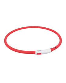 TRIXIE Svietiaci náramok USB XS-XL červený