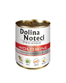 Dolina Noteci Premium pre dospelých psov s hovädzím mäsom 400 g