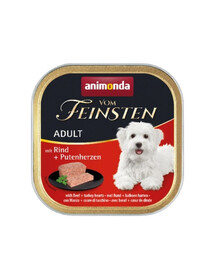 ANIMONDA Vom feinsten classic hovädzie a morčacie srdcia 150 g