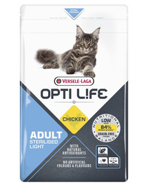 VERSELE-LAGA Opti Life Cat Sterlised/Light Chicken 1 kg