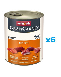 ANIMONDA Gran Carno Adult with Duck 6 x 800g