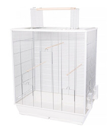 INTERZOO Fiona XL Klietka pre vtáky 78 cm biela