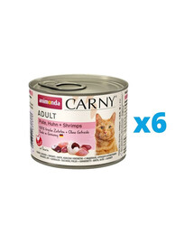 ANIMONDA Karma Carny Adult morka/kura/krevety 6 x 200 g