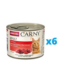 ANIMONDA Carny Adult hovädzie 6 x 200 g