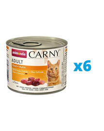 ANIMONDA Carny hovädzie a kuracie 6 x 200 g