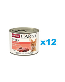 ANIMONDA Carny Kitten Beef&Turkey 12 x 200g