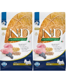 N&D Low Grain Dog Adult Lamb & Blueberry 2,5 kg [CLONE]