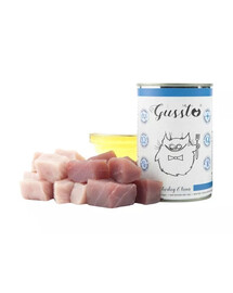 GUSSTO Cat Fresh Turkey&Tuna pre mačku, moriak a tuniak 400 g
