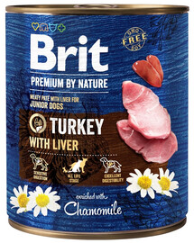 BRIT Premium by Nature Turkey and Liver 800 g