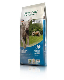 BEWI DOG Junior Granule pre šťeňatá s hydinou 12,5 kg