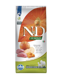 N&D GF Pumpkin Boar & Apple Adult Medium & Maxi 12 kg