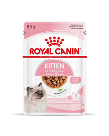 ROYAL CANIN Kitten Instinctive 48x85 g vlhké krmivo v omáčke pre mačiatka do 12 mesiacov