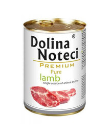 Dolina Noteci Premium Pure jahňa pre dospelých psov 800 g