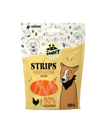 MR. BANDIT Strips kuracie prúžky pre psov 500 g