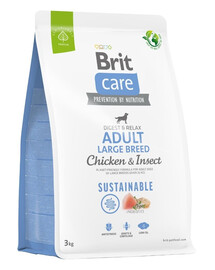 BRIT CARE Sustainable Adult Large Breed Chicken & Insekt 3 kg
