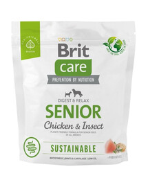 BRIT CARE Sustainable Senior Chicken & Insect 1 kg