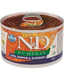 N&D DOG Pumpkin Adult Lamb & Blueberry Mini 140 g