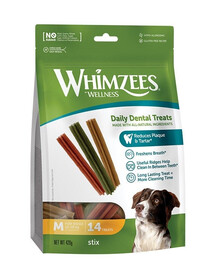 WHIMZEES dentálne maškrty Stix M 14 ks
