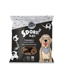 MR. BANDIT Sport Maxi Tréningové pamlsky s príchuťou jahňacieho mäsa pre psov 500 g