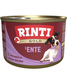 RINTI Gold Duck hearts Mini Kačacie srdiečka pre malé plemená psov 185 g
