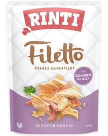 RINTI Filetto in Jelly Chicken&Ham 100 g S kuracím mäsom a šunkou v želé