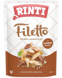 RINTI Filetto in Jelly Chicken&Lamb 100 g S kuracím a jahňacím mäsom