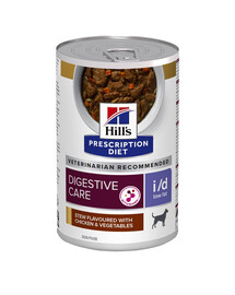 HILL'S Prescription Diet Canine i/d Low Fat Digestive Care Stew  s kuracím mäsom a zeleninou 354 g