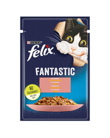FELIX FANTASTIC Losos v želé 85 g