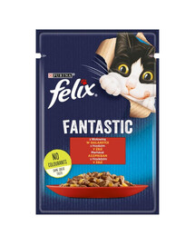FELIX FANTASTIC Hovädzie mäso v želé 85g