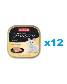 ANIMONDA vom Feinstein Adult hovädzie a kuracie mäso 12 x 100g