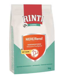 RINTI Canine Niere/Renal Chicken s kuracím mäsom 1 kg