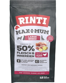 RINTI MAX-I-MUM Large Breed Chicken 12kg