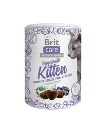 BRIT Care Cat Snack Superfruits Kitten pochúťka pre mačiatka 6x100g