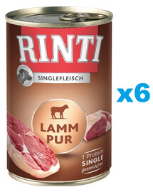 RINTI Singlefleisch Lamb Pure 6x400 g