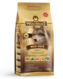 WOLFSBLUT Wild Duck Adult suché krmivo pre psov s kačacinou a zemiakmi 12,5 kg