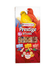 VERSELE-LAGA Prestige Sticks 3 rôzne tycinky pre kanáriky 90g