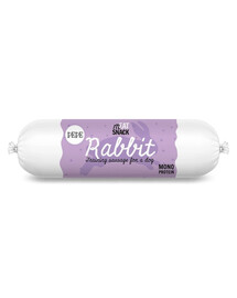 PAKA ZWIERZAKA PEPE Meat Snack Králičia klobása pre psov 200g