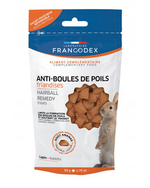 FRANCODEX Pamlsky proti moliam pre králiky 50 g