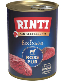 RINTI Singlefleisch Exclusive Horse Čistý monoproteín 400 g