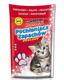 Benek Sanitizer / Pohlcovač zápachov s vôňou ovocia 200 g