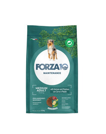 FORZA10 Medium Adult Maintenance Jelenina so zemiakmi pre stredne veľké plemená psov 12 kg