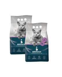 ARISTOCAT Bentonite Plus bentonitová podstielka levanduľa 10 l (2 x 5 l)