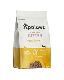 APPLAWS Cat Kitten Chicken 2 kg bezobilné krmivo s kuracím mäsom pre mačiatka