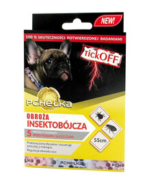 PCHEŁKA TickOff Obroża insektobójcza dla psa 55 cm